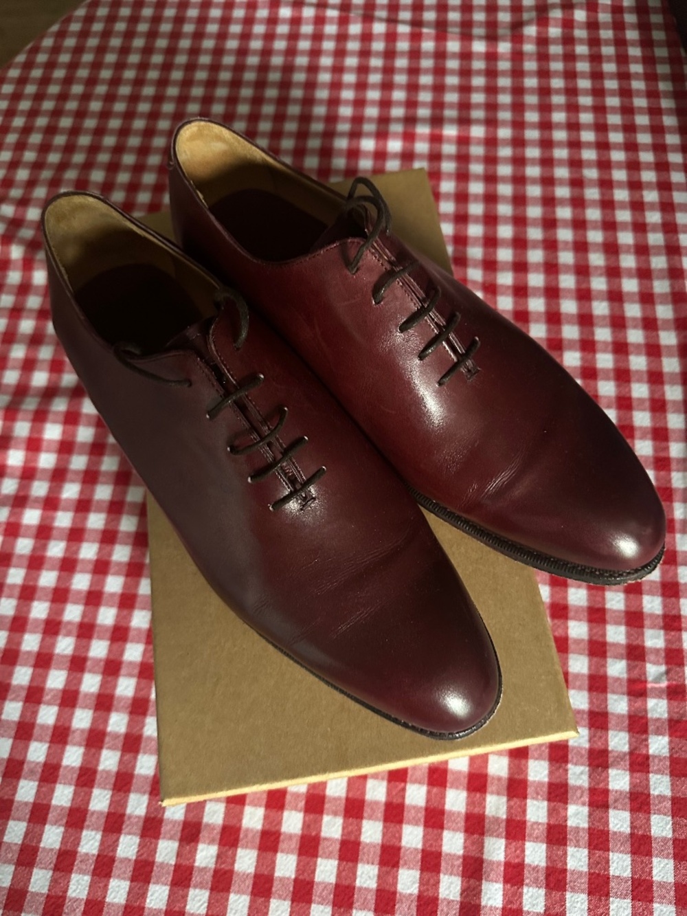 Meermin wholecut oxfords 9 E Burgundy
